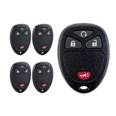 Lots of 5 Car Remote Fob Replacement for KOBGT04A 15114374 fits 2006 2007 2008 2009 Chevy HHR Uplander