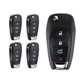 Lots of 5 Extra-Partss Keyless Remote Car Key Fob Replacement for Chevy LXP-T004 433Mhz fits 2016 2017 2018 2019 Cruze XL8 Systems Only