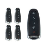 Lots of 5 Extra-Partss Smart Remote Car Key Fob Replacement for Ford M3N5WY8609 fits 2013 2014 2015 2016 2017 2018 Edge Escape Expedition 5 Button
