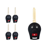 Lots of 5 Remote Car Key Fob Replacement for Nissan CWTWB1U751 fits 2009 2010 2011 2012 2013 2014 Cube