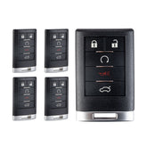 Lots of 5 Extra-Partss Remote Car Key Fob Replacement for Cadillac OUC6000066 OUC60270 OUC60221 fits 2008 2009 CTS SRX STS DTS