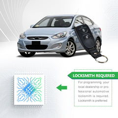 Lots of 5 Remote Car Key Fob Replacement for Hyundai PLNHM-T002 fits 2006 2007 2008 2009 2010 2011 Accent