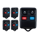 Lots of 5 Car Remote Fob Replacement for CWTWB1U212 fits 1999-2014 Ford Mustang 4 Button