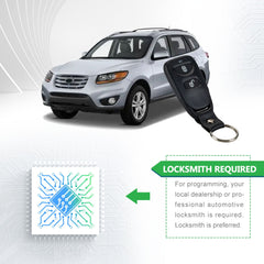 Lots of 5 Remote Car Key Fob Replacement for Hyundai PINHA-T038 fits 2007 2008 2009 2010 2011 2012 Santa Fe