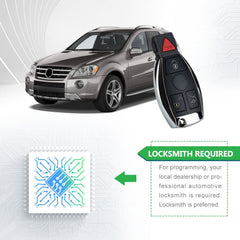 Lots of 10 Remote Car Key Fob Replacement for IYZ3312 IYZDC fits 2007 2008 2009 2010 2011 Mercedes-Benz ML350 ML450 ML550