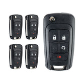 Lots of 5 Extra-Partss Remote Car Key Fob Replacement for Chevy OHT01060512 4-btn fits 2012 2013 2014 2015 2016 2017 Sonic
