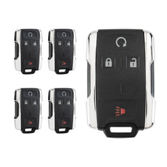 Lots of 5 Remote Car Key Fob Replacement for GMC M3N-32337100 13577770 13580082 fits 2014 2015 2016 2017 Sierra 4 Button