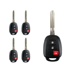 Lots of 5 Remote Car Key Fob Replacement for Toyota GQ4-52T 89070-0R120 fits 2013 2014 2015 2016 2017 2018 RAV4 H Chip