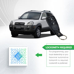 Lots of 10 Remote Car Key Fob Replacement for Hyundai OSLOKA-320T fits 2005 2006 2007 2008 2009 Tucson