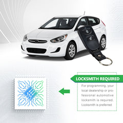 Lots of 5 Remote Car Key Fob Replacement for Hyundai TQ8RKE-4F14 fits 2014 2015 2016 2017 Accent