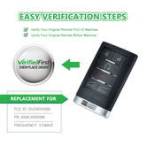 Lots of 10 Remote Car Key Fob Replacement for Cadillac OUC6000066 fits 2007 2008 2009 2010 2011 2012 2013 2014 Escalade ESV EXT