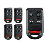Lots of 5 Remote Car Key Fob Replacement for Honda OUCG8D-399H-A fits 2005 2006 2007 2008 2009 2010 Odyssey 5 Button