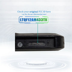 Lots of 5 Extra-Partss Remote Car Key Fob Replacement for LTQF12AM433TX fits Fiat 500L 2014 2015 2016 2017 2018