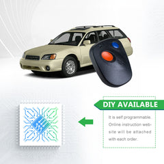 Extra-Partss Remote Car Key Fob Replacement for Subaru A269ZUA111 fits 2001 2002 2003 2004 Outback Forester Impreza