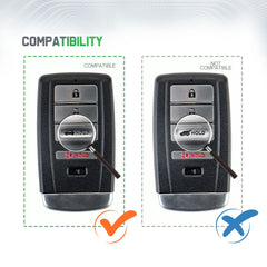 Extra-Partss Remote Car Key Fob Replacement for Acura KR5V1X fits 2016-2018 ILX RLX 2015-2017 TLX