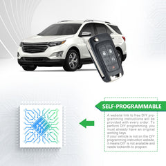 Lots of 5 Extra-Partss Remote Car Key Fob Replacement for Chevy OHT01060512 4-btn fits 2012 2013 2014 2015 2016 2017 Sonic