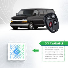 Lots of 10 Car Remote Fob Replacement for KOBLEAR1XT 25695954 fits 2001 2002 2003 2004 2005 Chevy Impala 4 Button