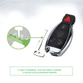 Lots of 10 Remote Car Key Fob Replacement for IYZ3312 IYZDC fits 2007 2008 2009 2010 2011 Mercedes-Benz ML350 ML450 ML550