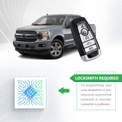 Lots of 5 Smart Car Key Fob Replacement for Ford F150 F250 F350 F450 F550 fits 2018 2019 2020 Proximity 5 Button Remote M3N-A2C93142600 164-R8166