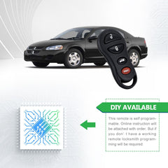 Lots of 10 Car Remote Fob Replacement for GQ43VT17T 04602260 fits 2001 2002 2003 2004 Chrysler 300