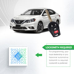 Lots of 5 Remote Car Key Fob Replacement for Nissan CWTWB1U751 fits 2013 2014 2015 2016 2017 2018 2019 Versa Sentra