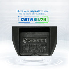 Lots of 5 Extra-Partss Remote Car Key Fob Replacement for Nissan CWTWBU729 1788D-FWB1U729 fits 2008 2009 2010 2011 2012 Rogue Versa Pathfinder