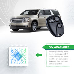 Extra-Partss Car Remote Fob Replacement for ABO1502T fits 1997 1998 Chevy Tahoe 3 Button