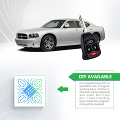 Lots of 5 Car Remote Fob Replacement for KOBDT04A fits 2006 2007 2008 2009 Dodge Durango