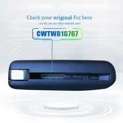 Lots of 5 Extra-Partss Remote Car Key Fob Replacement for Nissan CWTWB1G767 fits 2014 2015 2016 2017 Rogue