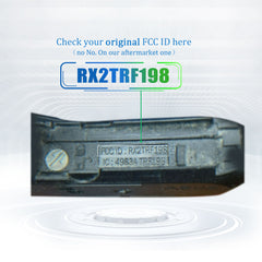 Extra-Partss Remote Car Key Fob Replacement for RX2TRF198 fits Ram ProMaster 1500 2500 3500 2015 2016 2017 2018 2019