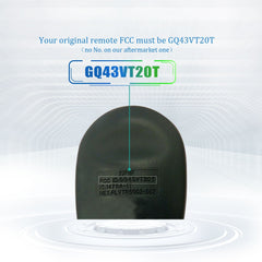 Lots of 10 Extra-Partss Car Remote Fob Replacement for Toyot-a GQ43VT20T fits 2008 2009 2010 2011 2012 2013 2014 2015 Sequoia Highlander