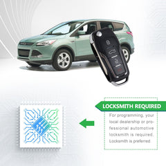 Lots of 10 Extra-Partss Remote Car Key Fob Replacement for CWTWB1U345 CWTWB1U212 CWTWB1U331 fits Ford Lincoln Mercury 315Mhz 4D63-80 Chip