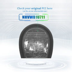 Extra-Partss Remote Car Key Fob Replacement for Subaru NHVWB1U711 fits 2005 2006 2007 Impreza Forestor 4 Btn