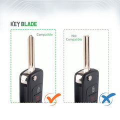 Keyless2Go Remote Car Key Fob Replacement for Kia NYOSEKSAM11ATX TQ8-RKE-3F02 fits 2010 2011 2012 2013 Soul