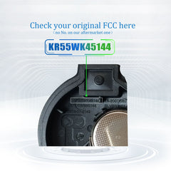 Lots of 5 Extra-Partss Remote Car Key Fob Replacement for Mercedes KR55WK45144 PCF7941 fits 2008 2009 2010 2011 2012 2013 2014 2015 Fortwo