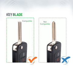 Lots of 10 Extra-Partss Remote Car Key Fob Replacement for Kia NYOSEKSAM11ATX TQ8-RKE-3F02 fits 2012 2013 Sportage with High Security Blade