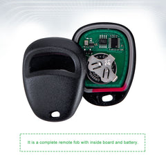 Lots of 5 Car Remote Fob Replacement for ABO1502T fits 1997 1998 Chevy Tahoe 3 Button