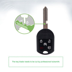 Lots of 5 Remote Car Key Fob Replacement for CWTWB1U793 164-R8000 fits 2013 2014 2015 Ford Explorer