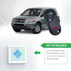 Lots of 5 Remote Car Key Fob Replacement for Honda NHVWB1U523 NHVWB1U521 fits 2003 2004 2005 2006 2007 Pilot