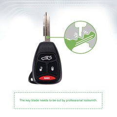 Lots of 10 Car Remote Fob Replacement for KOBDT04A fits 2006 2007 2008 2009 Dodge Durango