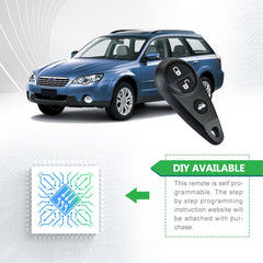 Lots of 10 Extra-Partss Remote Car Key Fob Replacement for Subaru NHVWB1U711 fits 2005 2006 2007 Impreza Forestor 4 Btn