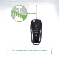 Lots of 5 Extra-Partss Remote Car Key Fob Replacement for CWTWB1U345 CWTWB1U212 CWTWB1U331 fits Ford Lincoln Mercury 315Mhz 4D63-80 Chip