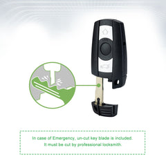 Lots of 5 Remote Car Key Fob Replacement for BMW KR55WK49127 fits 2004 2005 2006 330i 330 ci 330Xi