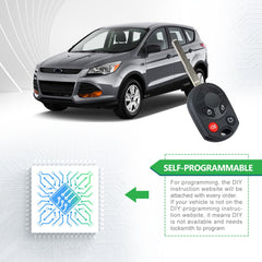 Lots of 5 Extra-Partss Remote Car Key Fob Replacement for Ford OUCD6000022 164-R8007 fits 2012 2013 2014 2015 2016 Escape