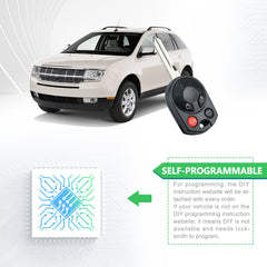 Lots of 5 Extra-Partss Remote Car Key Fob Replacement for Ford OUC6000022 164-R7040 fits Expedition Explorer 2003 2004 2005 2006 2007 2008 2009 2010 2011 2012