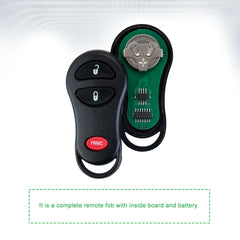 Lots of 10 Remote Car Key Fob Replacement for Dodge GQ43VT17T fits 2002 2003 2004 2005 Ram 1500 2500 3500