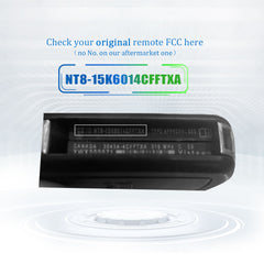 Extra-Partss Remote Car Key Fob Replacement for Land Rover NT8-15K6014CFFTXA fits 2005 2006 2007 2008 2009 LR3