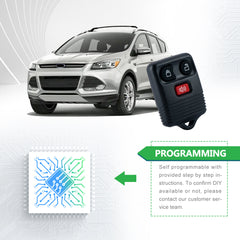 Extra-Partss Car Remote Fob Replacement for CWTWB1U212 fits 1998-2010 Ford F150 F250 F350 3 Button