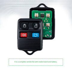 Lots of 50 Car Remote Fob Replacement for CWTWB1U212 fits 1999-2014 Ford Mustang 4 Button