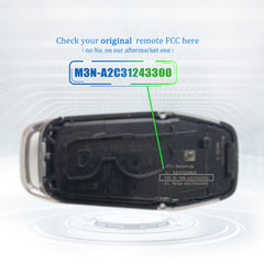 Extra-Partss Smart Car Key Fob Replacement for Ford Mustang Edge fits 2015 2016 2017 Proximity 5 Button Remote M3N-A2C31243300 164-R7989